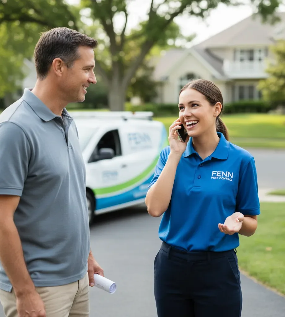 Fenn Pest Control customer support in Moatsville